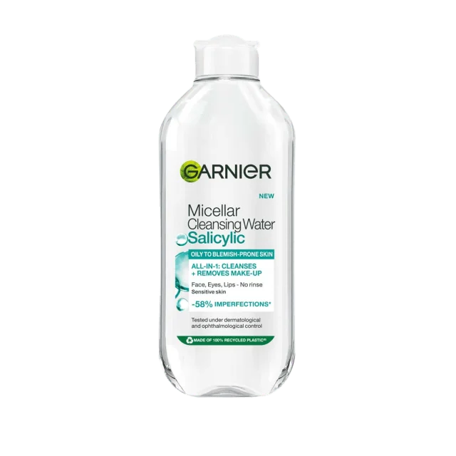 Garnier Micellar Cleansing Water Salicylic Rengöring Unisex 400 ML