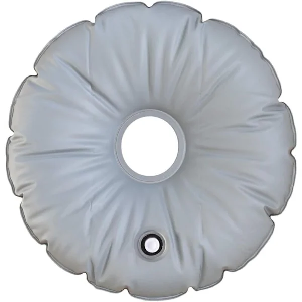 Parasollfot 10 kg, parasollfot, tung parasollfot 44cm, motvikt pacrap, hopfällbar, portabel, återanvändbar, lämplig för parasoller, balkonger, strand