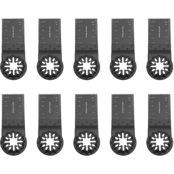 10-delars set med oscillerande sågblad, tillbehör för multifunktionsverktyg, universella sågblad för Dremel, Bosch