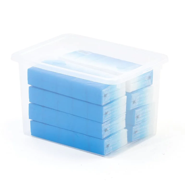Plastkasse BLAKE, 390x290x245 mm, 20 liter, transparent