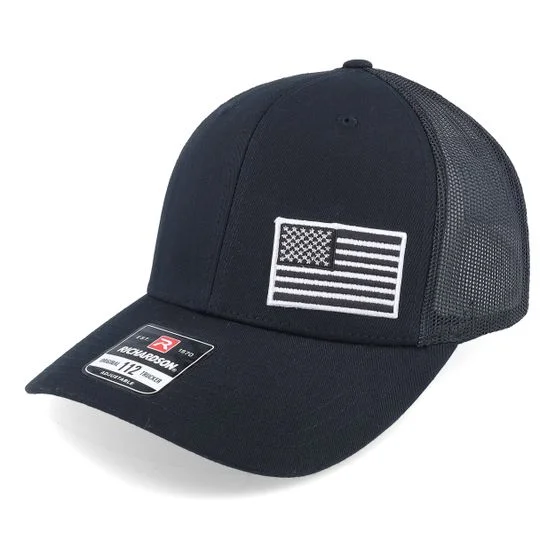 Army Head - Black trucker Czapka Z Daszkiem - Usa Black/White Trucker @ Hatstore