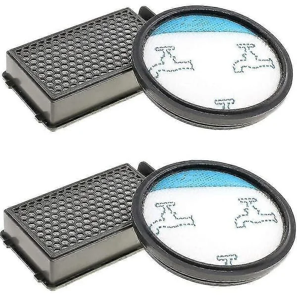 2x Set med Hepa dammsugarfilter för Rowenta Compact Power Cyclonic dammsugare som Ro3731ea, Ro3724ea, Ro3753ea, Ro3 [DB]