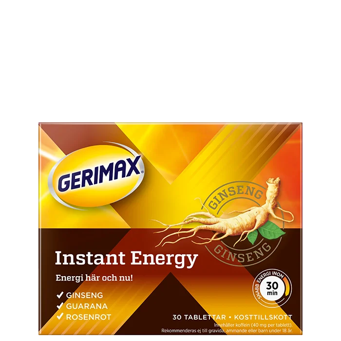 Gerimax Instant Energy 30 tabletter