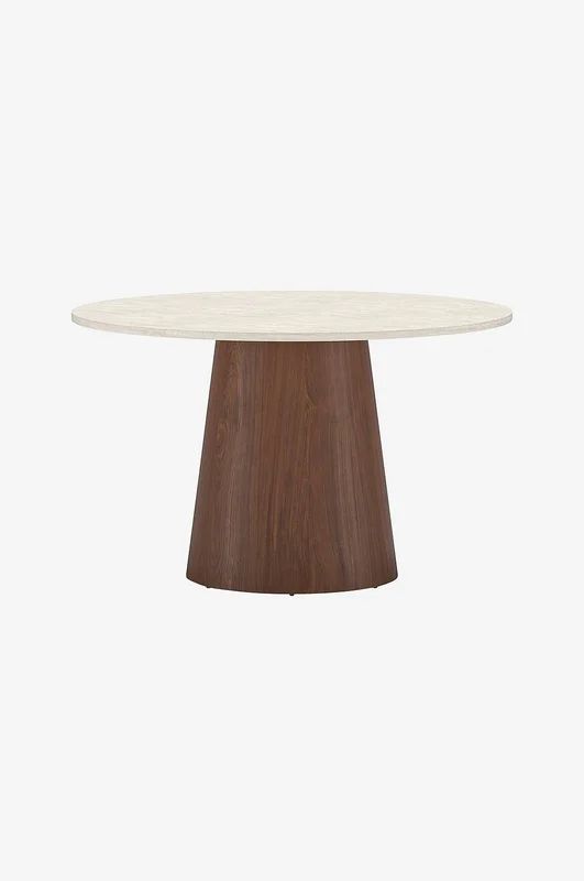 Venture Home - Lanzo runt matbord - Beige - Matbord - Från Homeroom