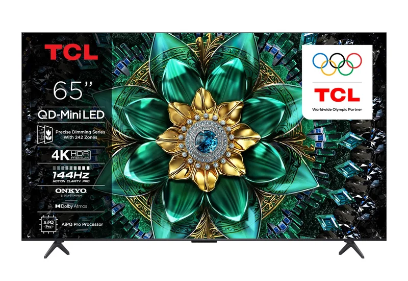 TCL-65Q6C-TCL 65" Q6C 4K 144 Hz QD-Mini LED Smart TV (2026)-Tv-56–70 tommer