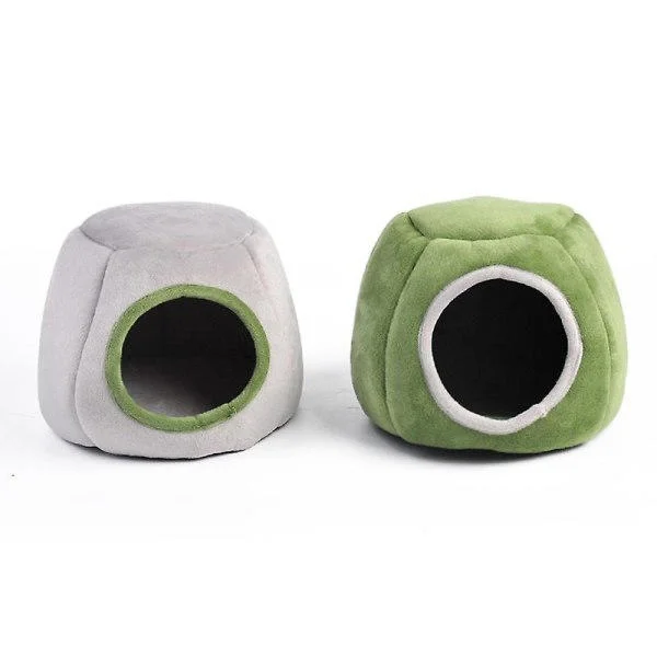 2-pack Small Animal Beds for Guinea Pigs, Hideout, Washable, Guinea Pig Cage Accessories, for Guinea Pigs, Chinchillas, Hamsters, Hedgehogs - Thick, 