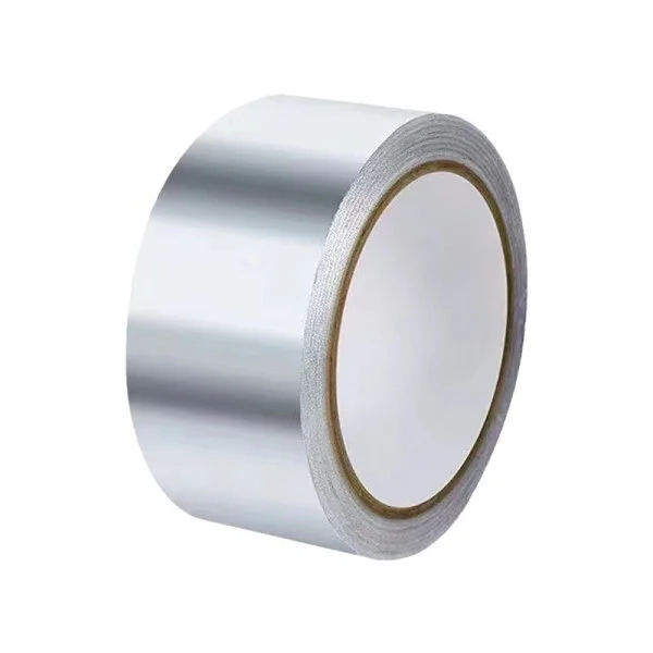 Silverfärgad silvertejp, kraftig vattentät silvertejp, stark självhäftande silvertejp utan rester i bulk, 40 mm bred * 10 m lång