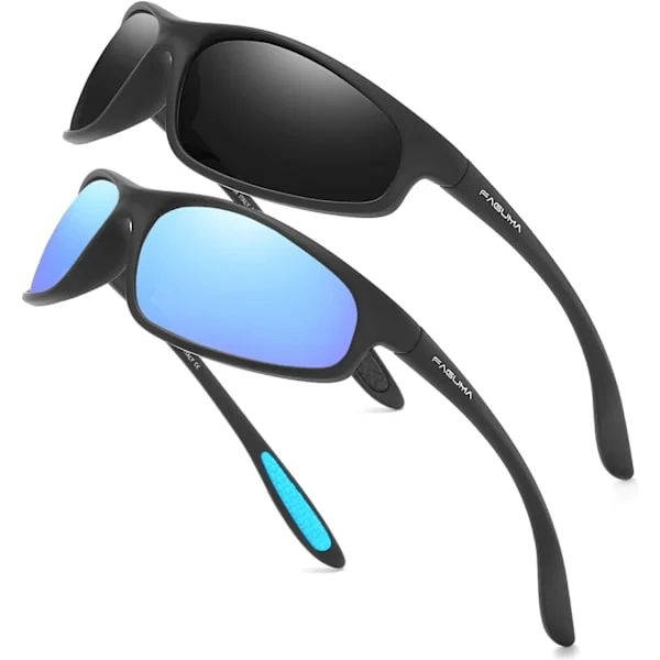 Polarized Sports Sunglasses for Men Cycling Driving Fishing 100% UV Protection