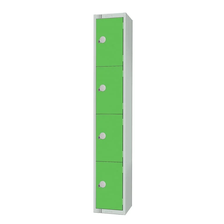 Elite locker, 4 door, 1800x300x300 mm, green