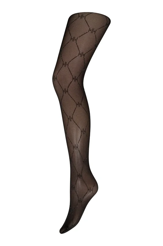 HTD tights w/lurex HH 25app Silver S/M