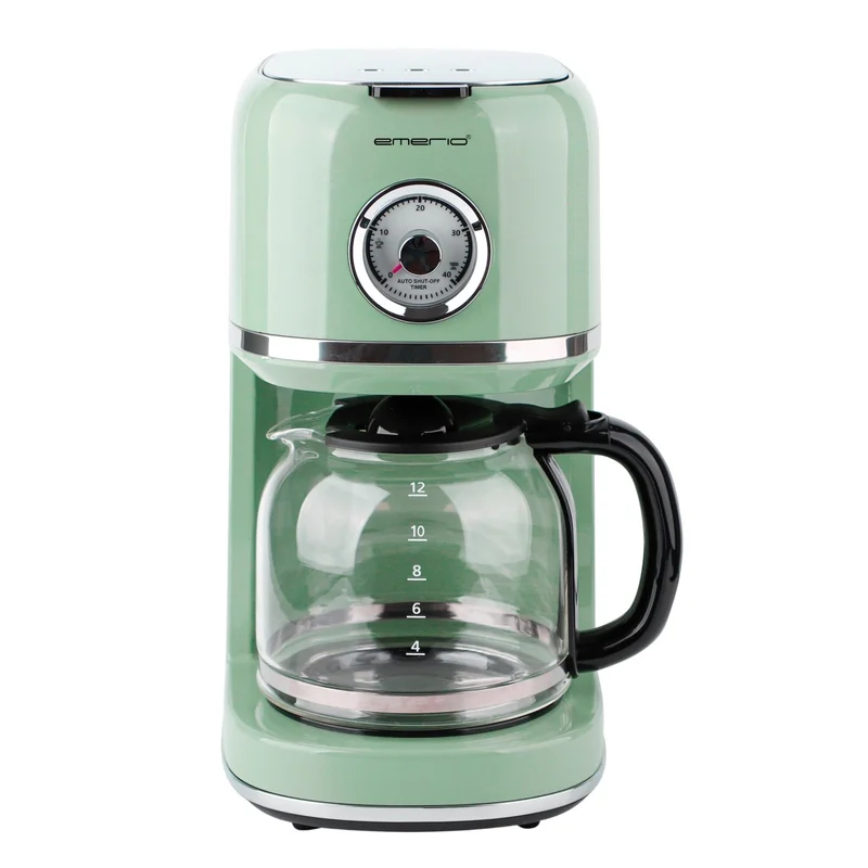 Emerio Retro kaffebryggare 1,5 liter, grön | Kaffe > Kaffebryggare | Bagaren och Kocken