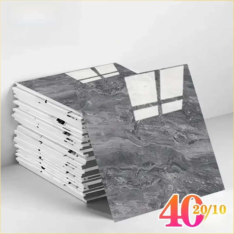 AliExpress - Autocollants de sol auto-adhésifs de Style marbre, tapis de sol épais et résistant à l'usure en PVC pour usage domestique, facile à 