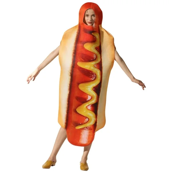 Halloween kostume hotdog cosplay kostume sceneoptræden_tfrf