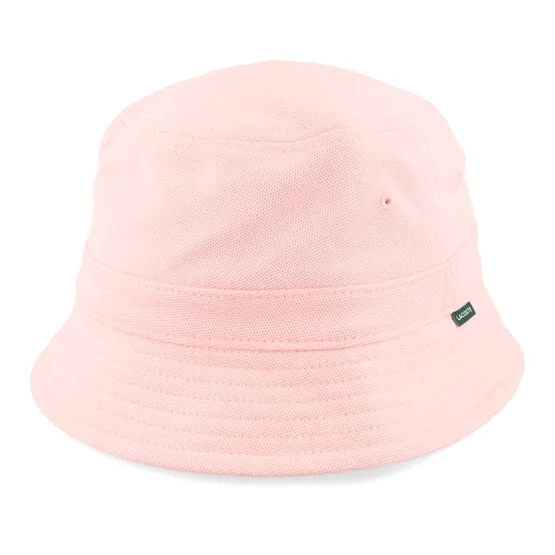 Lacoste - Pink bucket Hat - Kids Small Logo Pink Bucket @ Hatstore