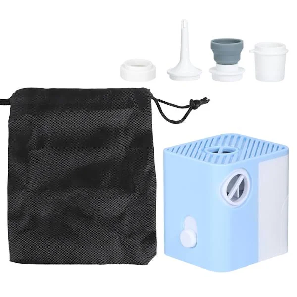 Mini Luftpumpe Bærbar Inflator til Luftmadras Yoga Bold Luft Seng Batteridrevet