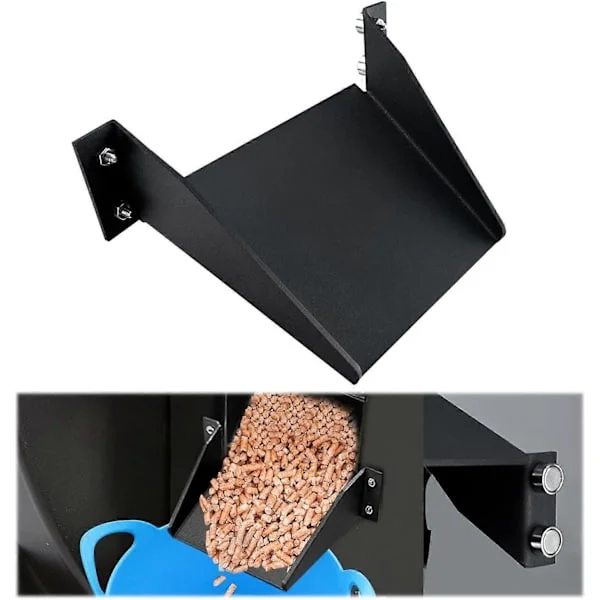 Pellets Hjälpreda Ränna för Traeger Grill, Magnetisk Pellets Hjälpreda Ränna för Pellets Rökare, Inget Behov av att Plocka Upp Fallna Pellets, Passar 