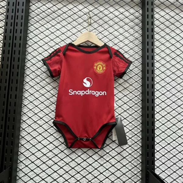 Uusi 25-26 Manchester United FC Koti Vauvan Body Jumpsuit Potkupuku Jalkapallopuku Koti