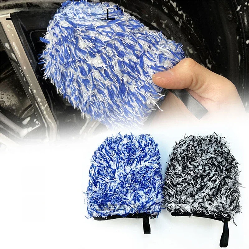 AliExpress - SEAMETAL gants de lavage de voiture en microfibre gant de nettoyage de jante de moyeu de roue automatique gant de lavage épaississant 