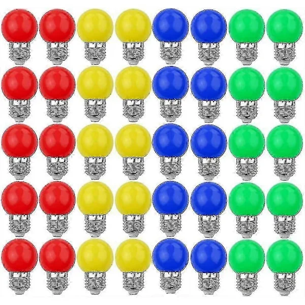 Värilliset LED-lamput E27 3w30w Koristeellinen ja Design Lamppu 240 Lumenia Ac220v-240v Koristelamppu Sekalaiset Värit Punainen Keltainen Sininen 