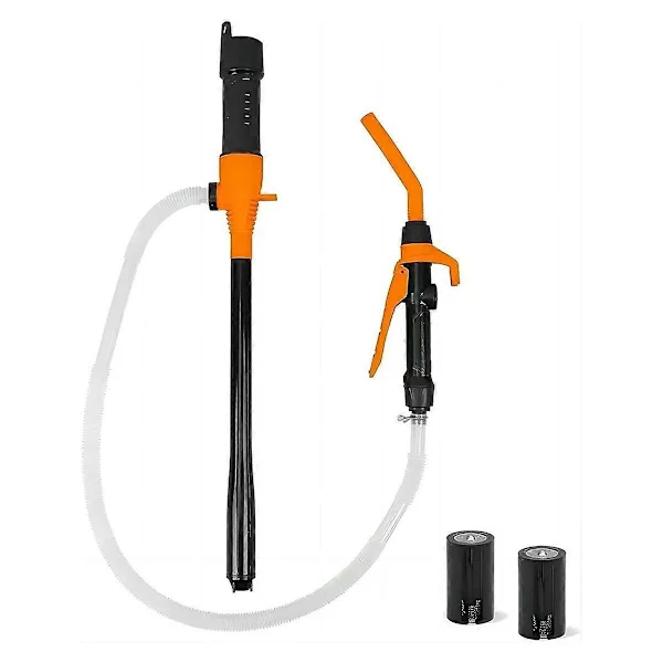 Bærbar overføringspumpe batteridrevet elektrisk hevertpumpe for gassbrenseloverføring 13,2 liter/min oljesug-FF-