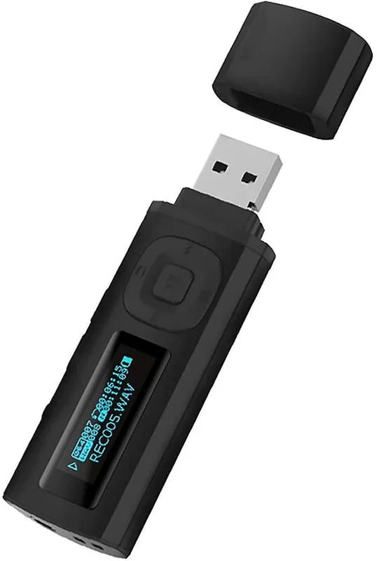 Usb Mp3-spiller Bluetooth 4.0 8gb Musikkspiller Med Redigering Bærbar Hifi Lossless Musikk Mp3-spiller Med Fm-radio/opptaker