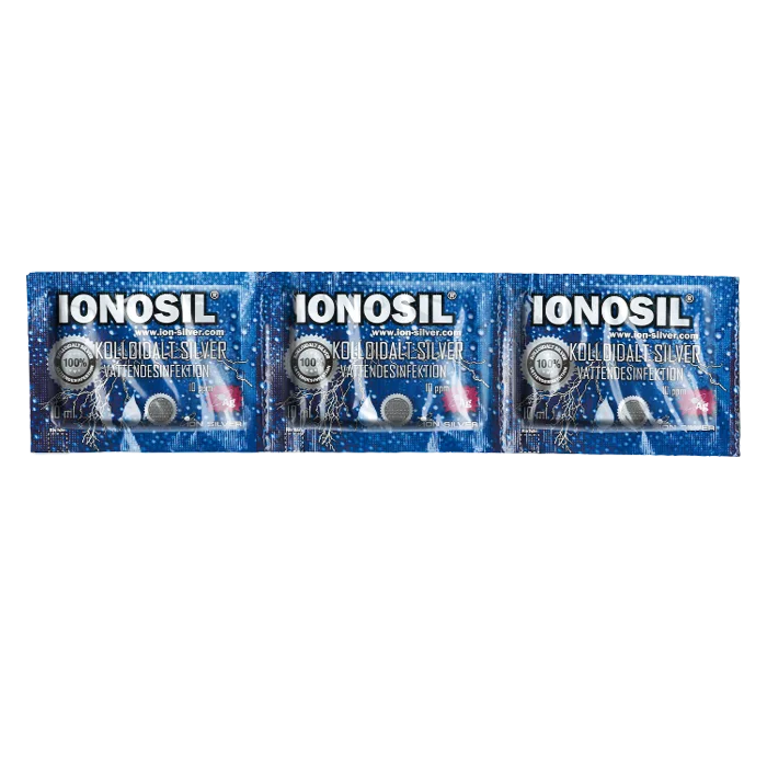 Ion Silver Kolloidalt silver 3 x 10 ml i påse i remsa