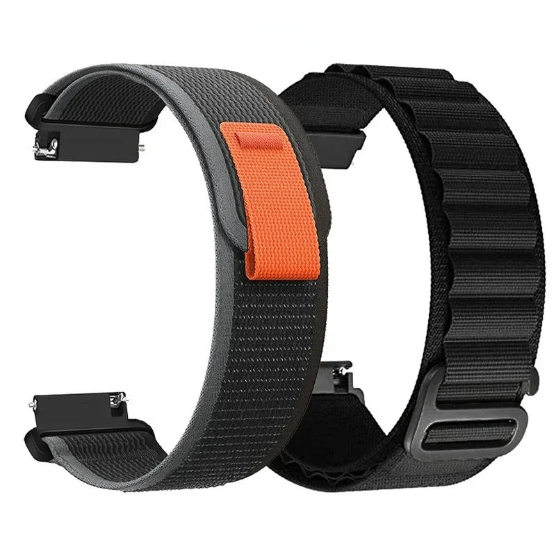 AliExpress - Nylonband für HaiWei Galaxy Watch 7 6 5 4 40 mm 44 mm Classic/Active/Gear S3 Frontier 20 mm 22 mm Sport-Loop-Armband Amazfit GTS 3 4