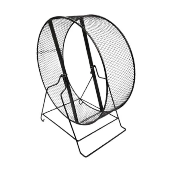 Metal Hamster Løbehjul Støjsvagt Løbehjul Anti-Slip Trådnet Robust Marsvin Løbehjul til Små Dyr Gerbils