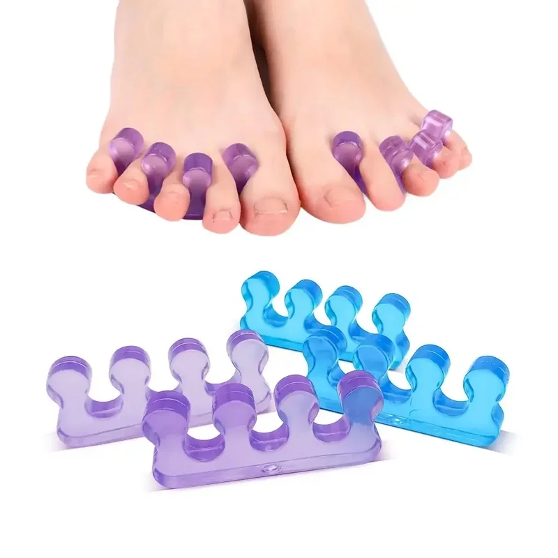 AliExpress - 2 stks (1 paar) zachte Siliconen Vinger Teen Separator Soft-Silicon 5 Kleuren Flexibele Vinger Teen Spacers voor Nagellak Pedicure 