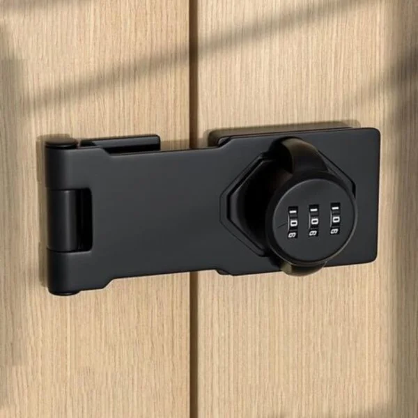 Ahlsen – Stainless Steel Combination Lock – 10,000 Combinations – Easy Screw Installation – For School Doors, Cabinets, and Storage Lockers (FMY)