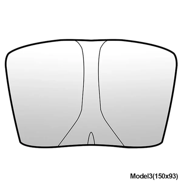 Solskydd för bilvindruta, främre fönster, solskydd Coche för Tesla Model 3 Y, solskyddstillbehör~00261