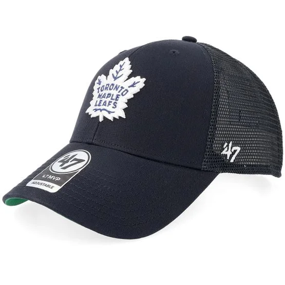 47 Brand NHL Toronto Maple Leafs Branson Mvp Navy/White Trucker Cap Blau One Size Baumwolle Mesh Verstellbar