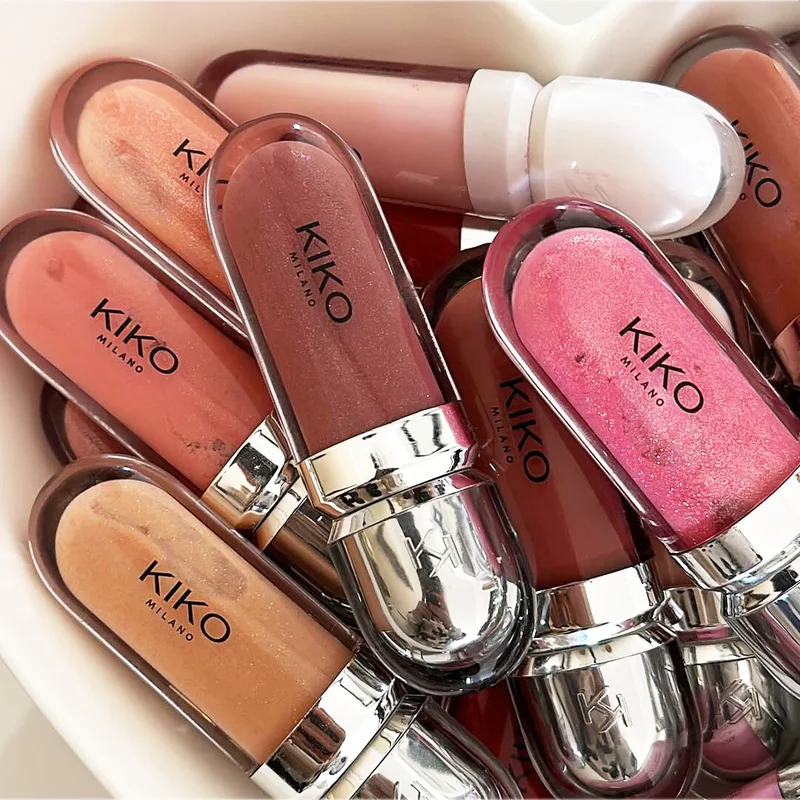 AliExpress - Kiko 3D Hydra LipGloss Niet-vervagende waterdichte blusher Hydraterende Shimmer Make-up Lipgloss Lipstick Brun Rose Pearly Mauve Liner