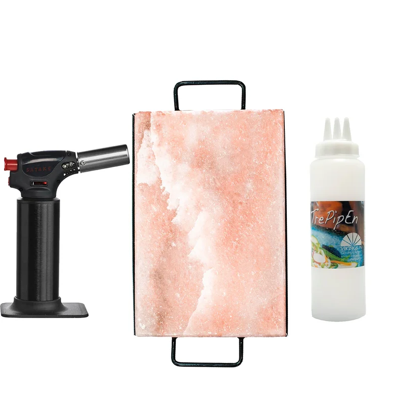 Satake Gourmetset med gasbrännare, saltsten och dressingflaska | Matlagning > Köksredskap > Gasbrännare | Bagaren och Kocken