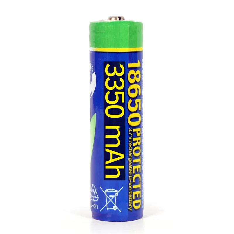 18650 batteri 3350mAh / Li-ion batteri 3,7V / oppladbart batteri / beskyttet batteri med PCB