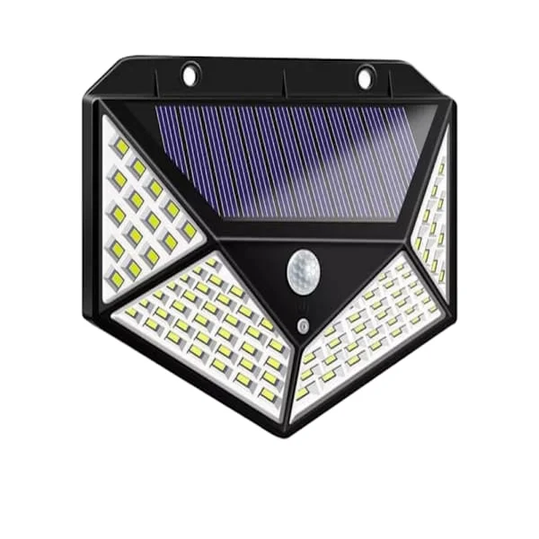 Strålkastare - 100 LED - med Rörelsevakt - Solcell