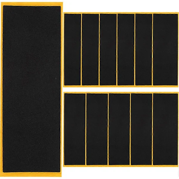 12 st Fingerboard Grip Tape Skum Grip Tape Fingerboard Skateboard Skum Grip Tape Svart
