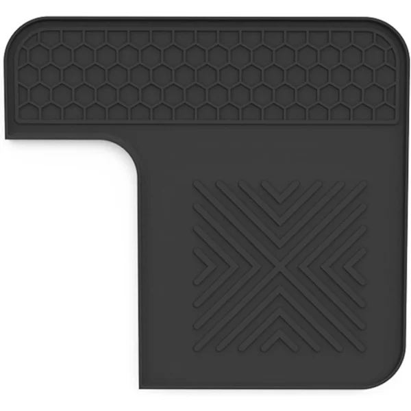 Silikonlock för kaffemaskin, flexibelt lock, för espressomaskiner och hemmakaffebarer (svart).