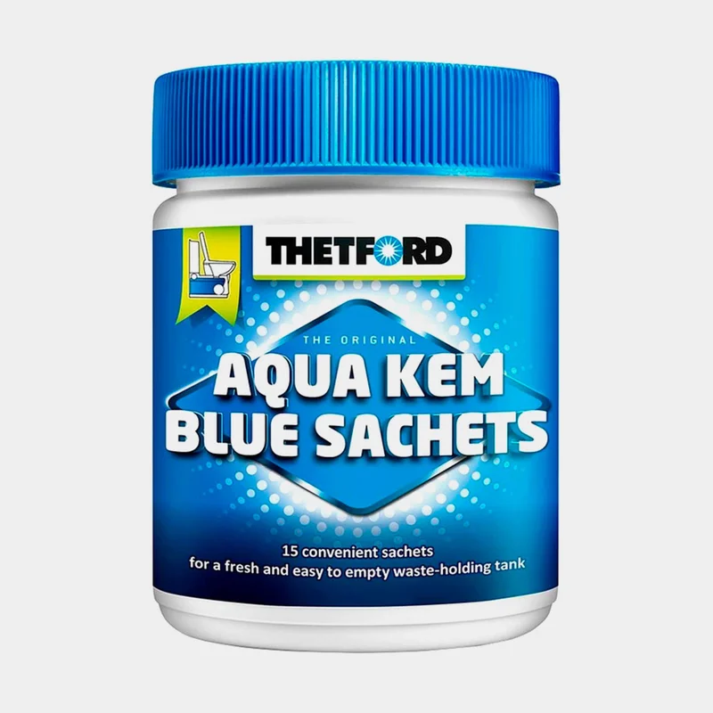 Saneringspåsar till portabel toalett / kemtoalett Thetford Aqua Kem Blue, 15 påsar