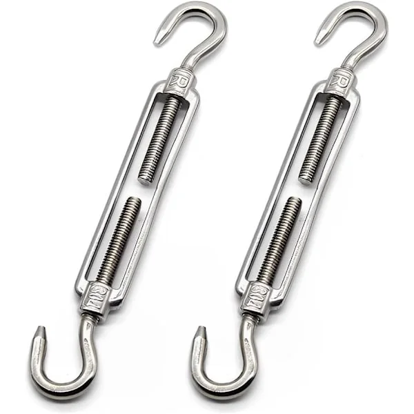 Fester for solseil, Solseilfester, Strammesystem for solseil, Strekkfisker i rustfritt stål, Tilbehør for solseilstøtte