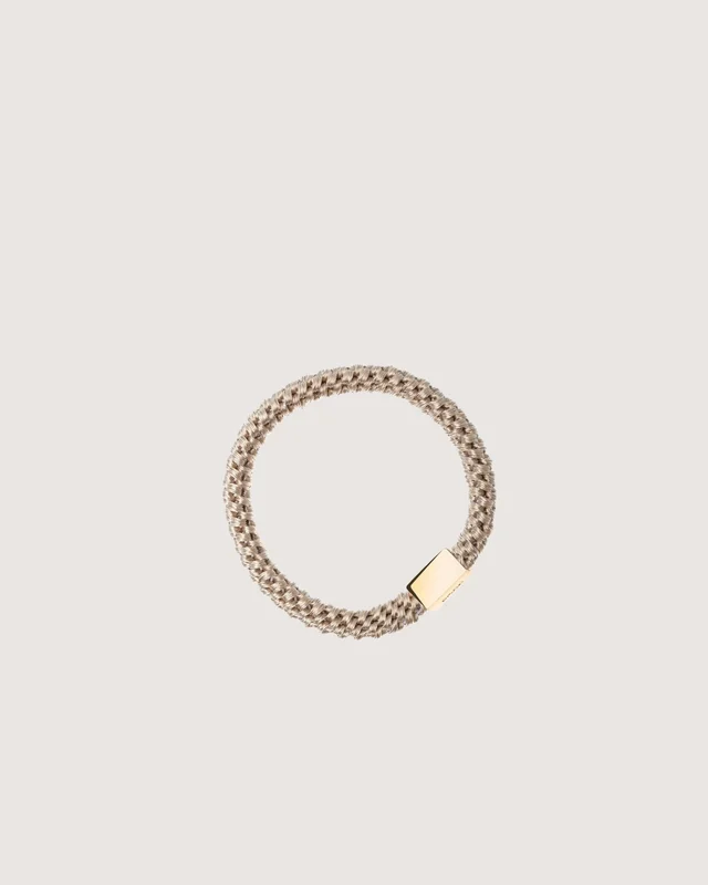 Dark Department Fat Hair Tie W/Gold Rosa Accessoarer Tjej - Kids Brand Store