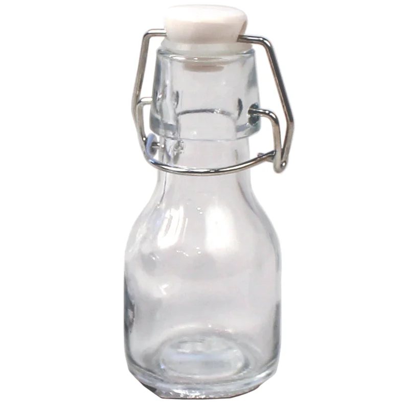 Glasflaska med Patentkork 4,5 x 11 cm