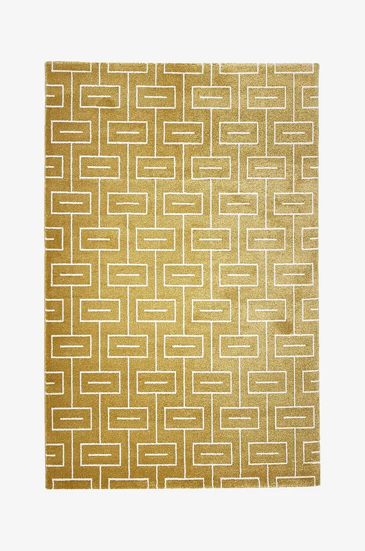 Mattbolaget - Teppe Zen - Gul - Glattvevde tepper - 140X200 - Fra Homeroom