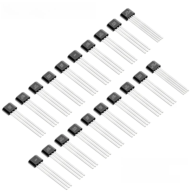 AliExpress - 10 Stück SS41F A3144 SS49E 0H137 ATS276 US1881 UGH3503 Hall-Effekt-Sensor TO-92 Hall-Element-Sensormotor 3 Pins für Arduino