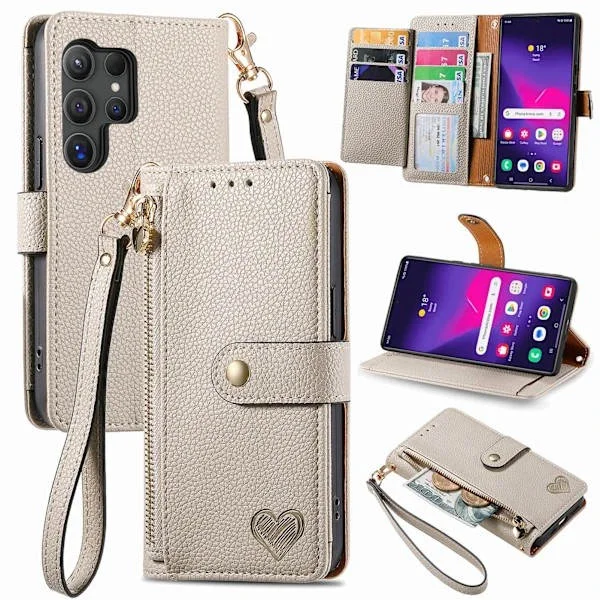 23 Ultra, Flip Phone Case, Shockproof Phone Case (Gray)