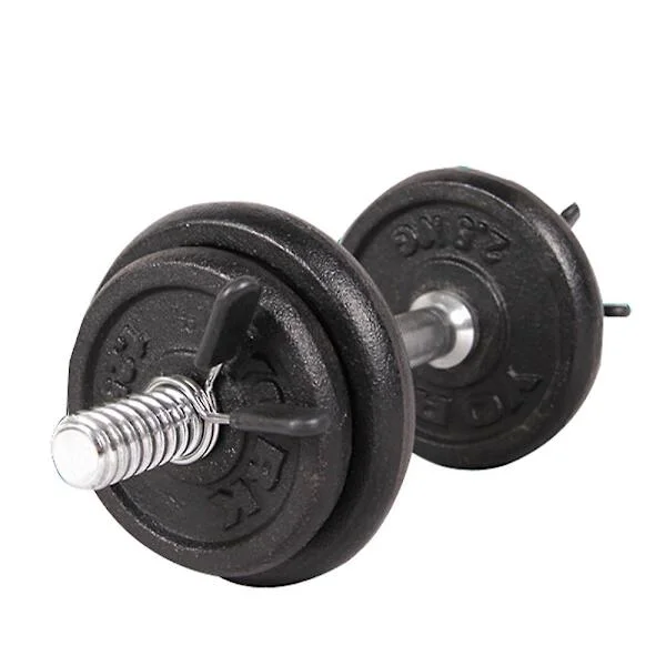 Käsipainot 2 kpl 25 mm levytankopainosali painotanko käsipainolukko puristusjousikauluspidike-FX-