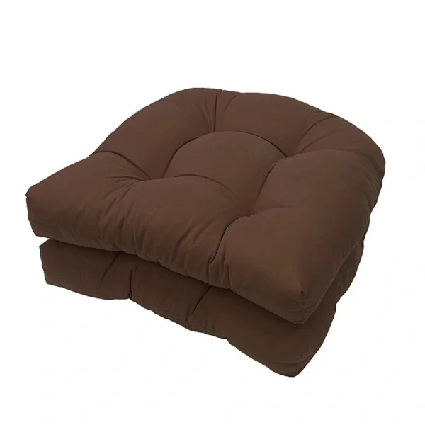 Farmhouse Chair Cushions, Outdoor Garden Sofas, Rattan Chairs, Moisture-proof and Waterproof Seat Cushions, Cushions and Home Tatami Mats Brown 45*