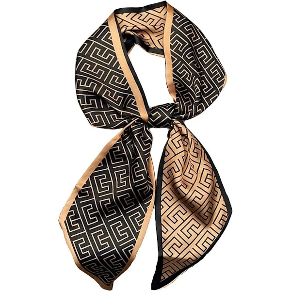59" Mulberry Silk-like Head Scarf Women Fashion Square Neck Satin Scarves for Bag Hair Scarves Gift 59 * 5.9 inches
