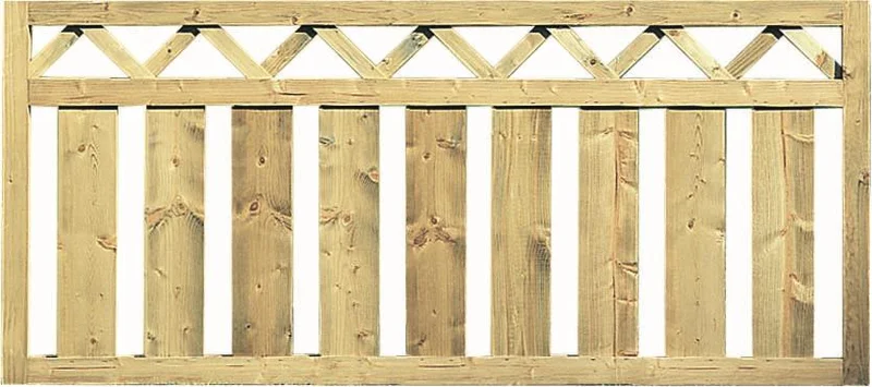 Jabo Classic 3452 Staket 180x80 cm, tryckimpregnerad gran, Utemiljö