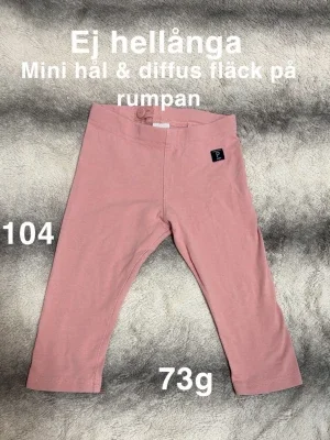 Rosa leggings från Polarn O. Pyret